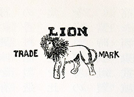 ライオン歯磨の最初の登録商標（1896年）