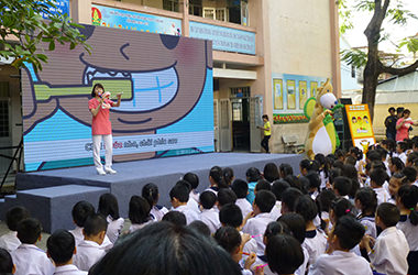 海外での歯科保健活動の様子