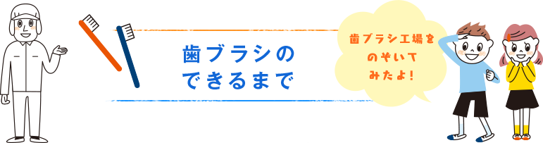 歯ブラシのできるまで 歯ブラシ工場をのぞいてみたよ！