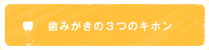 歯みがきの3つのキホン