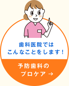 歯科医院ではこんなことをします！ 予防歯科のプロケア