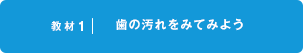 教材1 歯の汚れをみてみよう