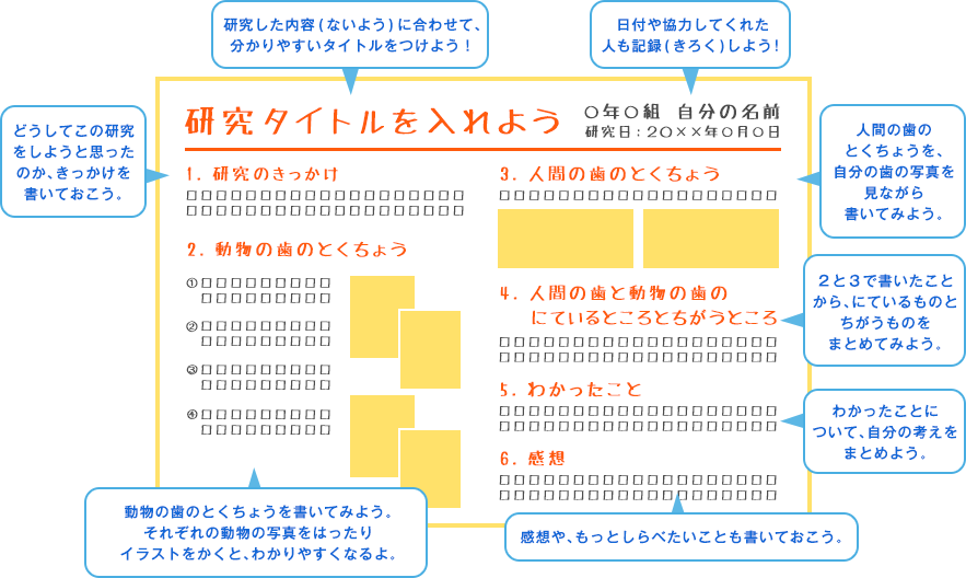 研究結果のまとめ方