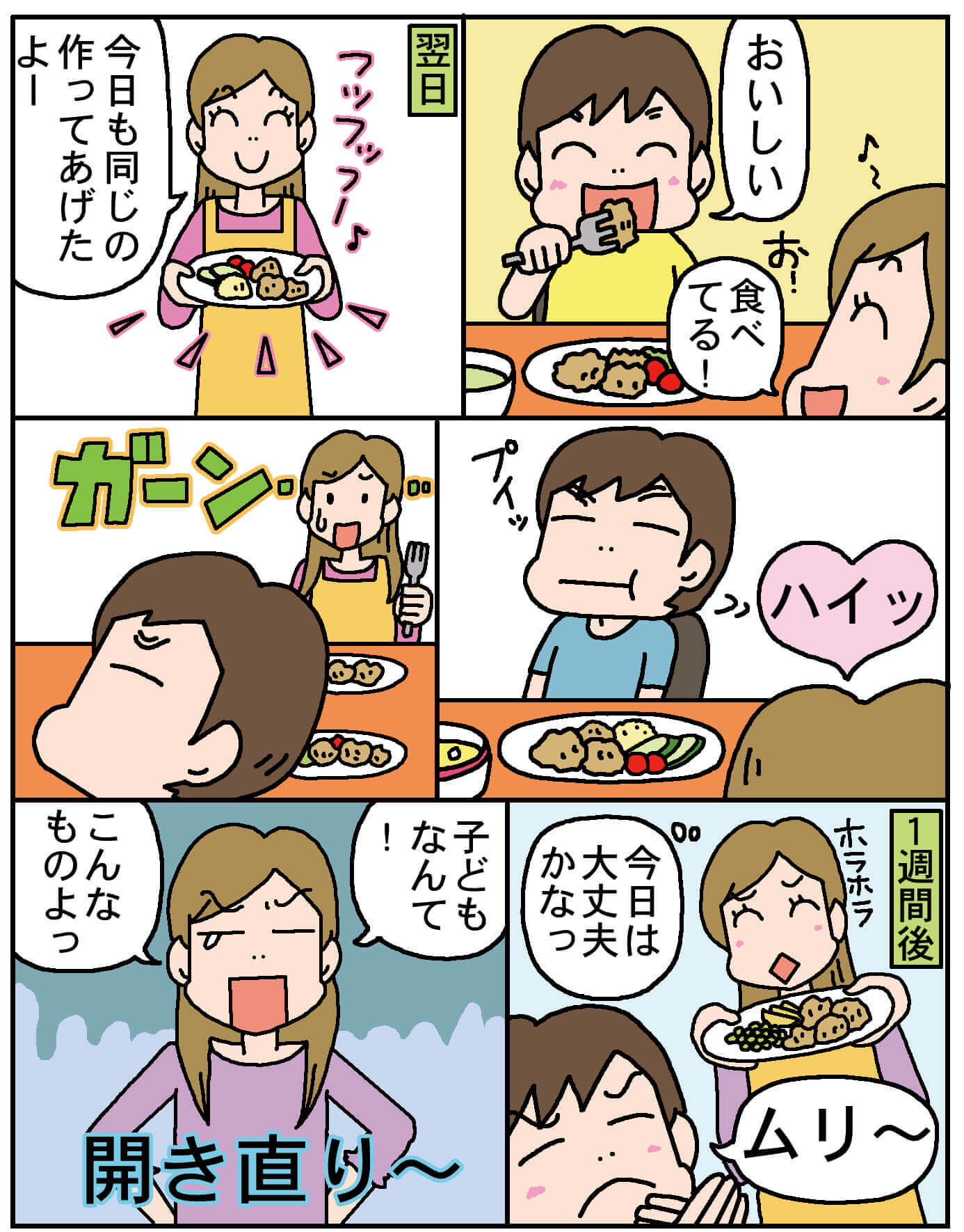 子ども 食事 マンガ