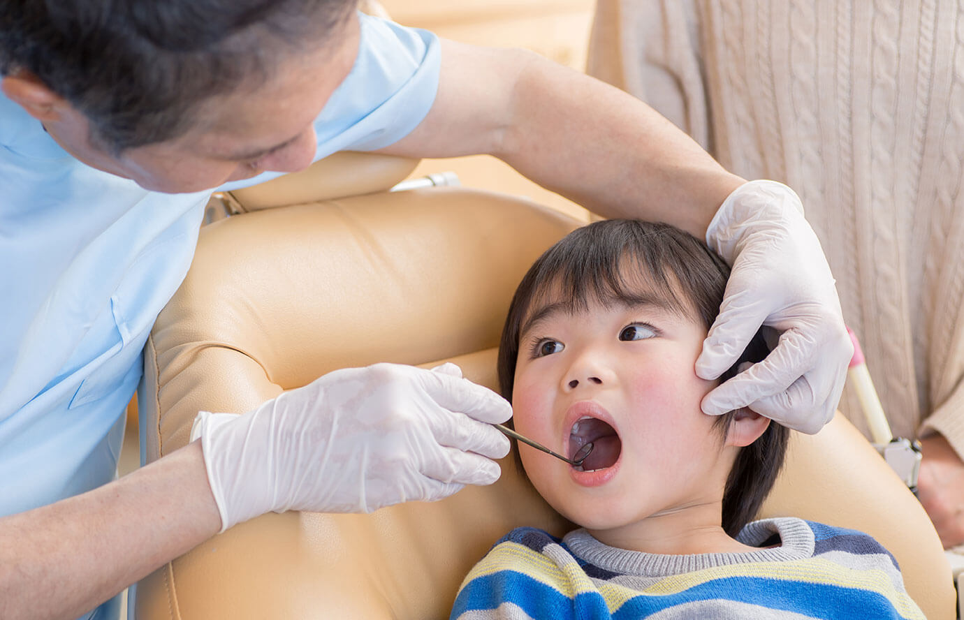 幼児期から歯科医院の定期健診